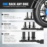 2pcs Bike Rack for Vehicle with Ramp | up to 4.4" Fat Tire Carrier | Yzona